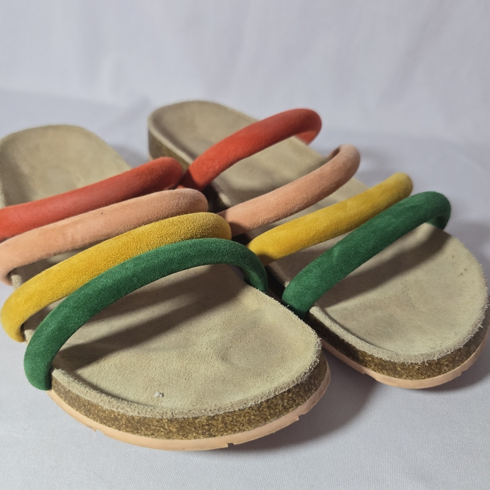 Charlotte Stone Gloria Rainbow Strappy Sandals